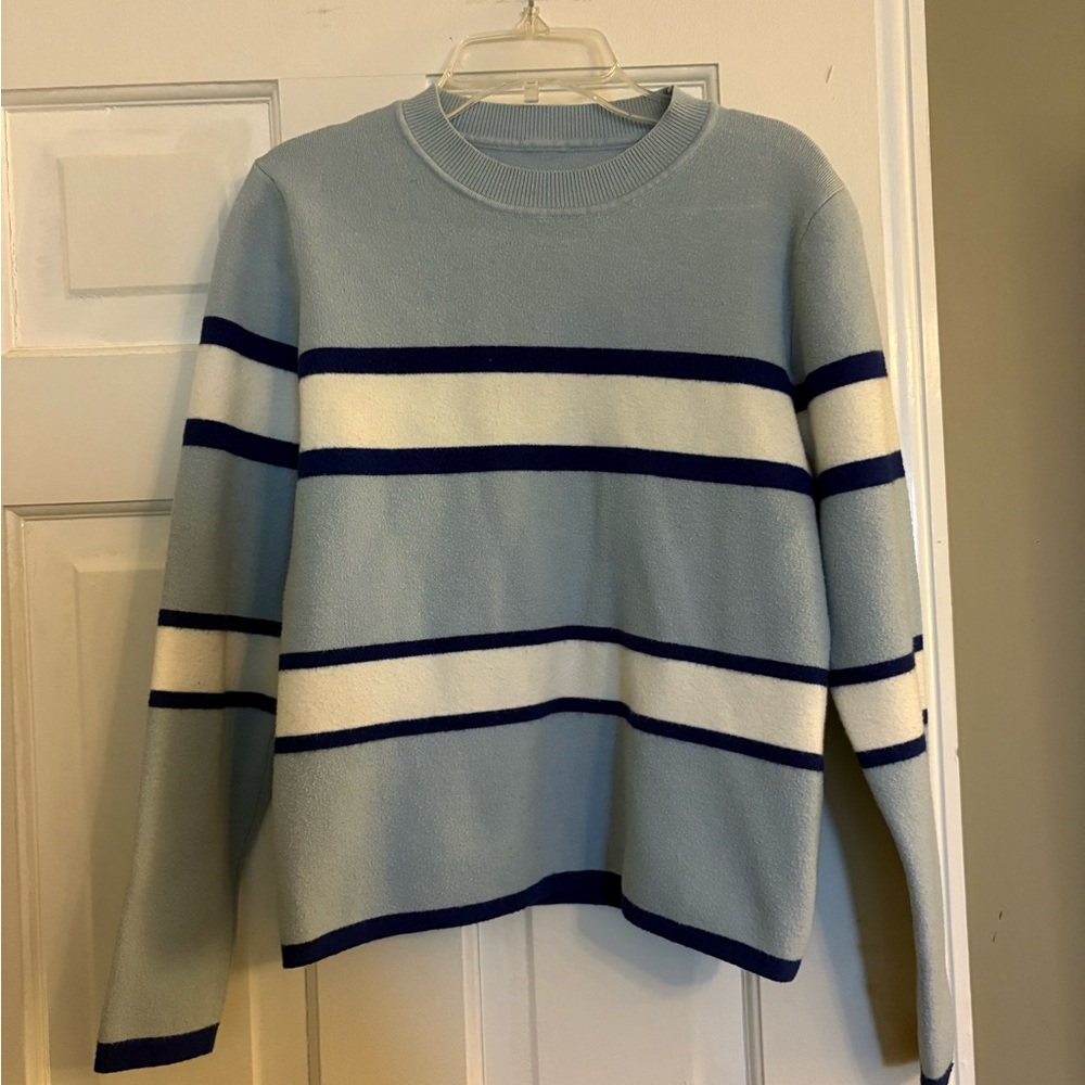 Striped Blue and White Sweater